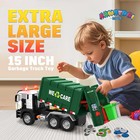 Garbage Truck Toy  Large Friction Powered Trash Truck Toy With Light And Sounds 