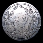 1854 Love Token Seated Liberty Quarter Silver  Nice Detail Coin ---  735m