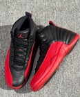 Jordan 12 Retro Flu Game Mens Basketball Shoes Black Red