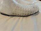 Women   s White Plastic Mesh Flat Mule Slip-on Casual Size 10