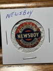 Newsboy Vintage Tin Tobacco Tag