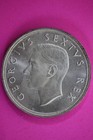 Gem Bu 1952 South Africa 5 Shillings Cape Town Sailing Ship Silver Coin 3459