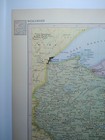 1957 Antique Wisconsin Atlas Map - Vintage Encyclopedia Britannica World Atlas