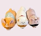 Set Of 3pcs Japan Import Cosplay Shiba Inu Big Plushes