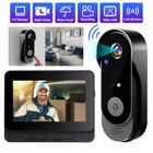 Timbre De Puerta 2 4g Para Casa Inalambrico 1080p Con Camara Y Vision Nocturna