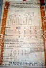  lovely Vtg 1950s Dress Butterick Sewing Pattern 12 30