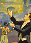 1920s Thurston The Great Magician Poster - Indian Magic Rope Trick - 8x24