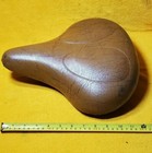 Schwinn Persons Permaco 149 12  Super Wide Large Brown Bicycle Saddle Bike Seat