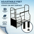 Morvat Double Extra Large Metal Golf Organizer Stand With Club Bag