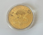 1870 Twenty Dollar Gold Plated Liberty Dould Eagle   Copy