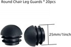 End Caps Plugs Chair Leg Inserts  Round Tube Inserts Chair Leg Glide Furnitur