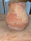 Early Santa Ana Pueblo Pottery Vase Cataloged Antique Ancient Bulbous Zia