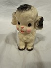 Vintage 1950s Sun Rubber Company Puppy Dog Squeak Toy Black And White