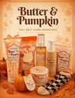 8 Pc   Thanksgiving Fall Autumn Gift Basket Box   Butter Pumpkin   Self Care Set