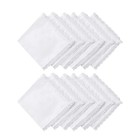 Elegant Cotton Handkerchiefs For Women - Embroidered Lace Wedding Hankies
