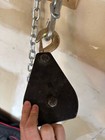 Heavy Duty 2 Ton Snatch Block Pulley With 360   Swivel Hook And Safety Latch