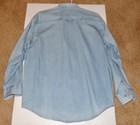 Original Owner Arthur Andersen Chambray Shirt - Bill Blass - Size L - Beautiful