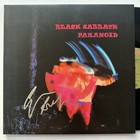 Geezer Butler Signed Black Sabbath Paranoid Vinyl Record Lp Video Proof Jsa Coa