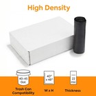 Coastwide 40-45 Gallon Trash Bag 40 X 48 High Density 22 Mic Black 150 Bags box