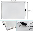 Small Dry Erase Whiteboard 13 8x9 8 Inches Mini Magnetic White Board With Marker
