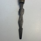 Antique Turnscrew Screwdriver Wood Handle Forged Steel 14   