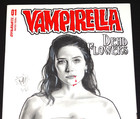 Vampirella  Dead Flowers  1  Sketch Variant  2023 Dynamite  Original Art