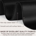 Mouse Pad Gaming - Desk Mat For 31 5l X 11 8w Inches  Black With White Line