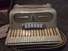 Vintage Cantino Italian Accordion W mother Of Pearl Finish