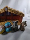 Set 6 Fisher Price Little People Nativity Scene Manger Christmas Wiseman  Animal