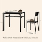 3 Piece Kitchen Table  Dining Table With 2 Chairs Set For