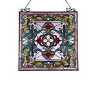 Stained Glass Tiffany Style Victorian Design Hanging Window Panel Suncatcher