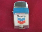 Vintage Scripto Vu Lighter Advertising Chevron