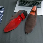 Leather Slip On Casual Loafers Breathable Fashion Men Shoes Outdoor Dress Shoes