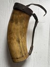 Spanish Colonial Powderhorn-1804-with Engravings And Symbol
