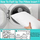 18 X 18 Throw Pillow Insert - Pack Of 2 White  Down Alternative Pillow Insert   