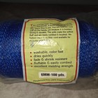 Bonnie Craft Cord Macrame Braid 6mm X 100 Yds Blue Pepperell Usa