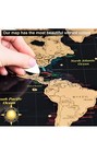 Scratch Off World Map Poster   Deluxe United States Map