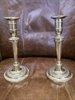 Pair Of Vintage Baldwin Heavy Brass Candlesticks  9 5     Usa Forged  Pristine