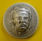 1890 Morgan Silver Dollar Roosevelt Pop Out Repousse Coin