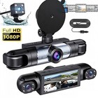4-channel Dashcam 360   1080p Hd Car Dash Cam Front Rear Inside Left Right