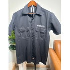 Dickies Northern Brewer Work Shirt Mens M Black Brewery Button Up Uniform Logo