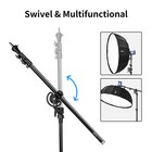 Selens 2 8m Light Stand Air Cushion Swivel Reflector Support Boom Arm Studio