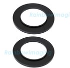  2 Pcs  49-77mm 49mm To 77 Mm Alumnium Metal Step Up Lens Filter Ring Adapter