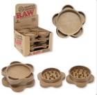 New Raw Rolling Papers Gripper Grinder V1 2 Piece Usa Hemp Plastic Grinder