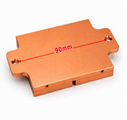 14oz Pure Copper Heatsink Skived Fin 100x70x13mm  3 94  X 2 76  X 0 51  