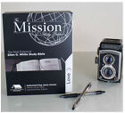 The Mission Color Study Bible Kjv With E G White Comments Blue silver Brand New