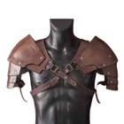 Medieval Shoulder Armor Viking Age Leather Armor Shoulder Armor Sca Larp