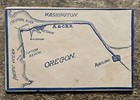1906 Astoria   Columbia River Railroad  clatsop Beach Souvenir  Post Book