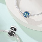 Kunsir 925 Sterlingsilver Starry Sea Beach Clasp Snake Chain Women Bracelet Gift