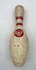 Vintage Amf Bowling Pin  Blue Ribbon  Abc Approved - Wood - Perma Base 